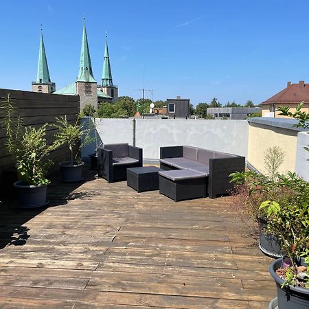 Zentrale Grosszuegige Dachterassen Whg Am Stadtpark In 15 Min Mit U-Bahn Zur Messe Nürnberg Exterior foto